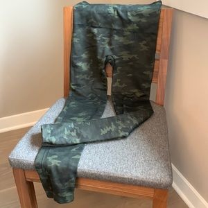 Spanx camo leggings